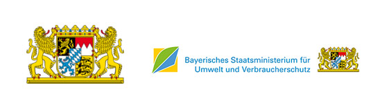 Bavarian Flag and Ministry logo